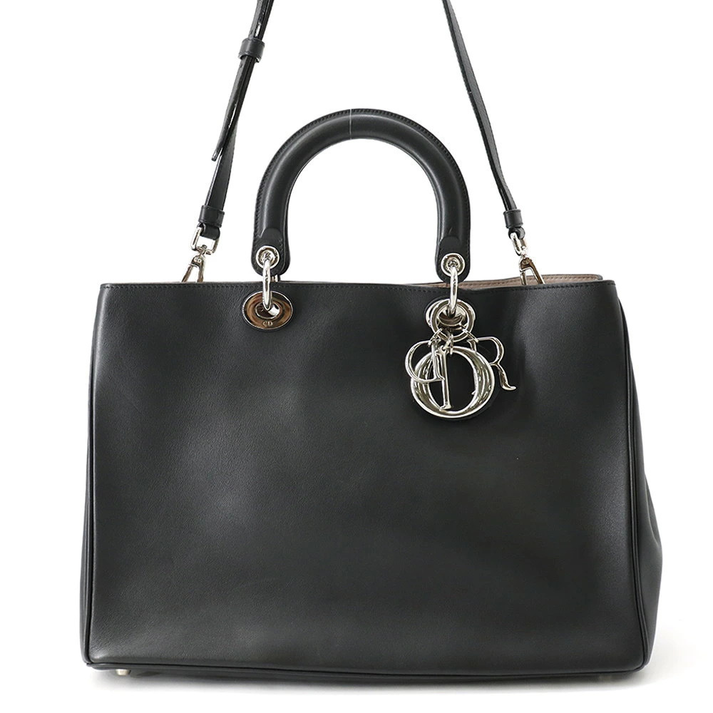 Christian Dior Handbag Dior Diorissimo Leather Black bag